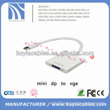 hot sale high speed mini dp to VGA for TV CABLE